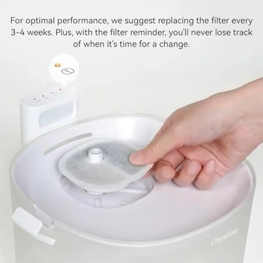 Elfin Water Fountain E1+ 2 Filters / White - Open Box